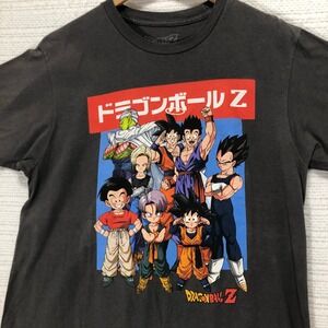 Dragon Ball Z Graphic Tee Anime Manga T-Shirt Crew Neck Short Sleeve Size Medium